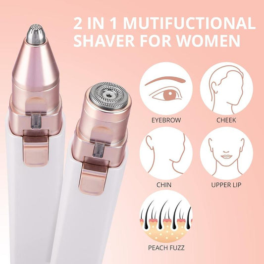 🔥 2-in-1 Women's Eyebrow and Facial Hair Removal Device