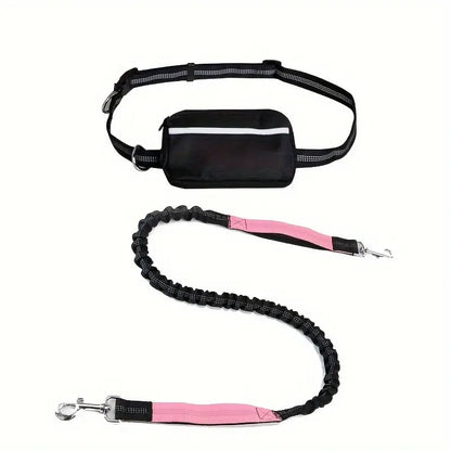 🔥Hands Free Dog Leash with Zipper Pouch