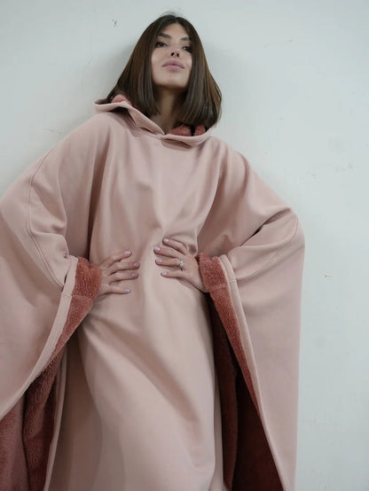 👩‍❤️‍👨New loose hooded cloak for men and women