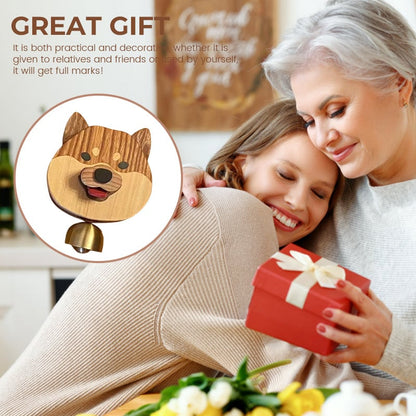 ✨Hot Selling✨Wooden Shiba Inu Wind Chime Doorbell