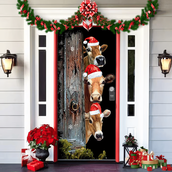🌟🌟Christmas and Halloween front door decoration