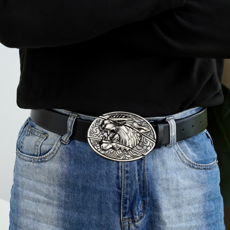 🔥LAST DAY 50% OFF🔥Fashion Punk Hidden Folding Knife Leather Belt