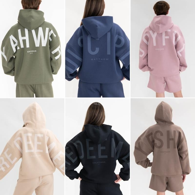 💖✝ Essential Hoodie | Oversized Christian Heavyweight Faith Sweatshirt