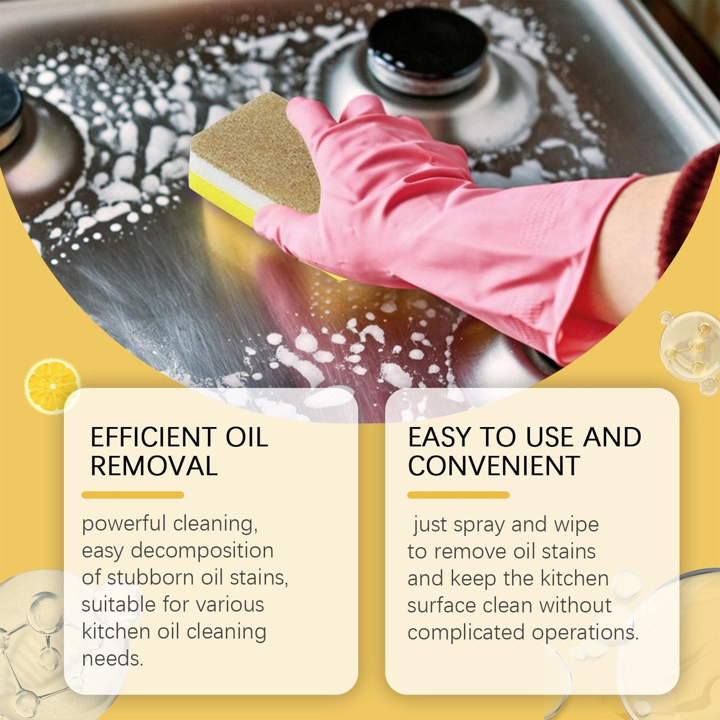 🎁✨Multi-Purpose Kitchen Heavy Oil Cleaner Spray🔥Kitchen Hot Sale 🔥