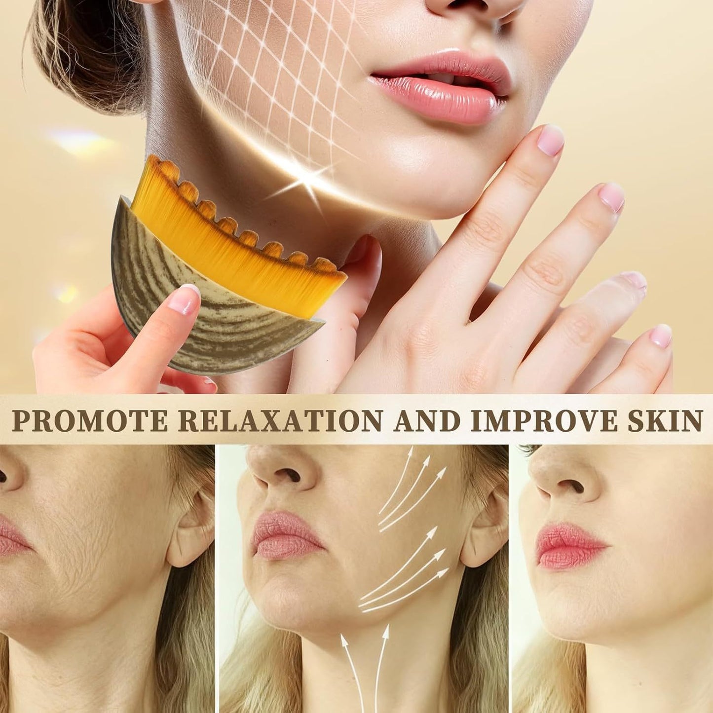😍Limited-Time Best Seller — Lymphatic Sculpting Cleansing Brush