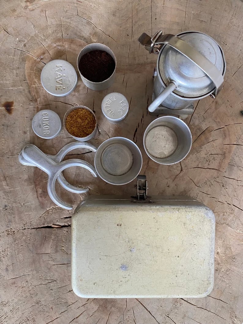 Extra Rare Collectors Camping Coffee Kit