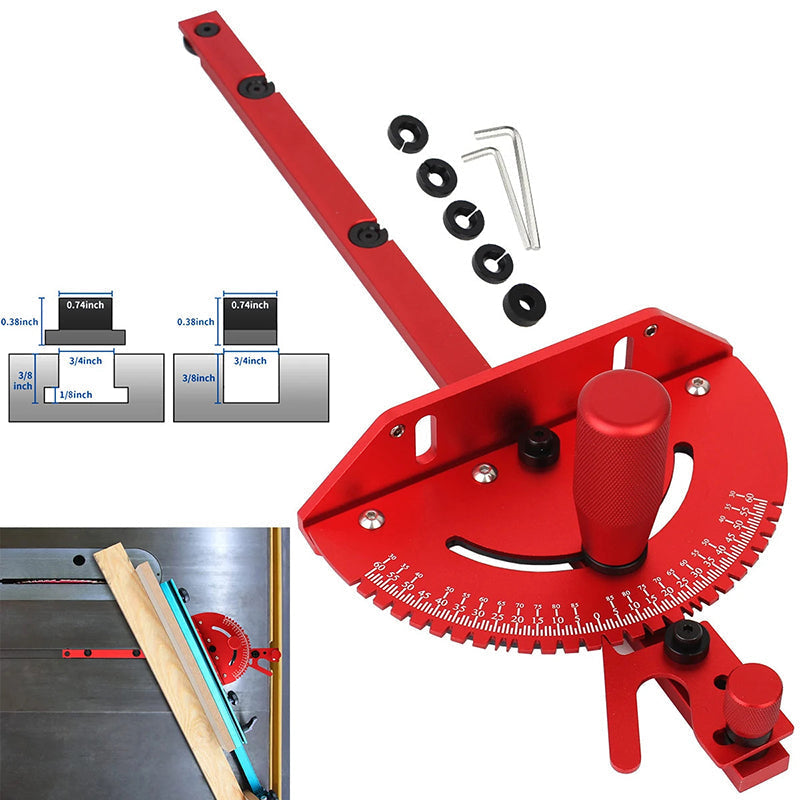 50%off- Precision Aluminum Miter Gauge
