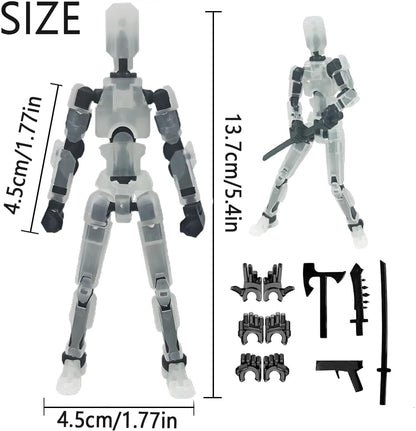 New movable action figures, perfect as desk decorations.