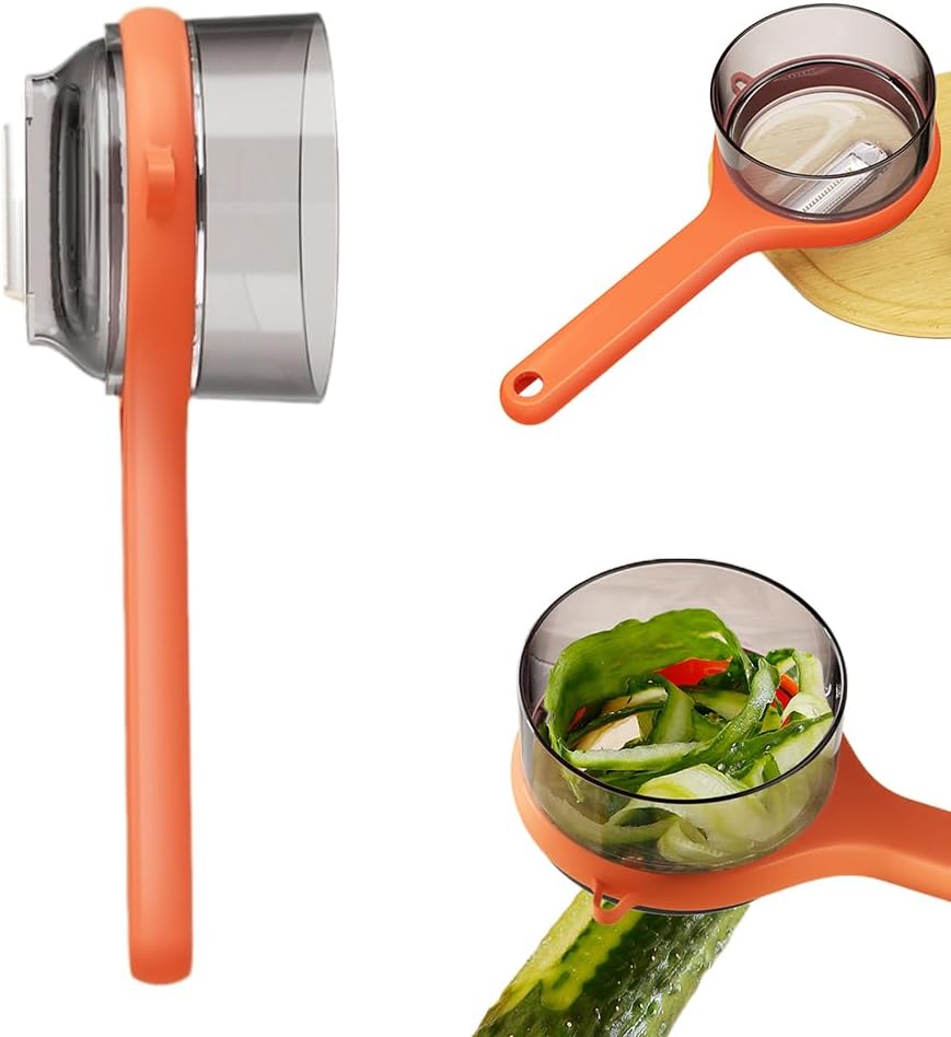 Double-sided stainless steel multi-functional peeler
