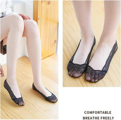 🧦🔥Last day limited time offer 53% off🔥🔥 Lace No Show Liner Socks for Women
