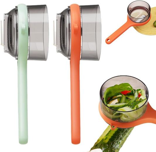 Double-sided stainless steel multi-functional peeler
