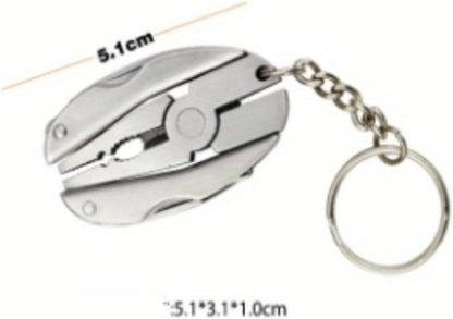 Multifunctional Stainless Steel Pliers & Mini Wrench Tool Set - Compact 5-in-1 Multipurpose Pliers & Wrench Set