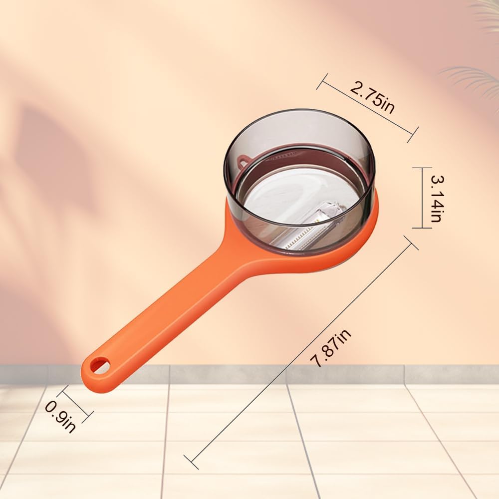 Double-sided stainless steel multi-functional peeler