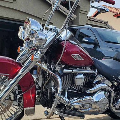 🔥Hot Sale🔥Motorcycle Horn + Mounting Hardware and Complete Wiring Kit