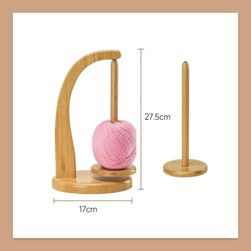 Portable rotatable yarn standard