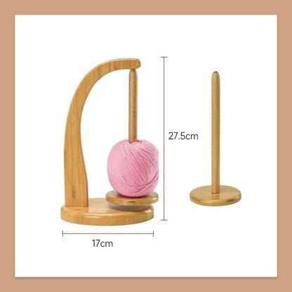 Portable rotatable yarn standard