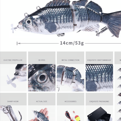 Bionic Swimming Lure - Suitable For All Kinds Of Fishing Waters