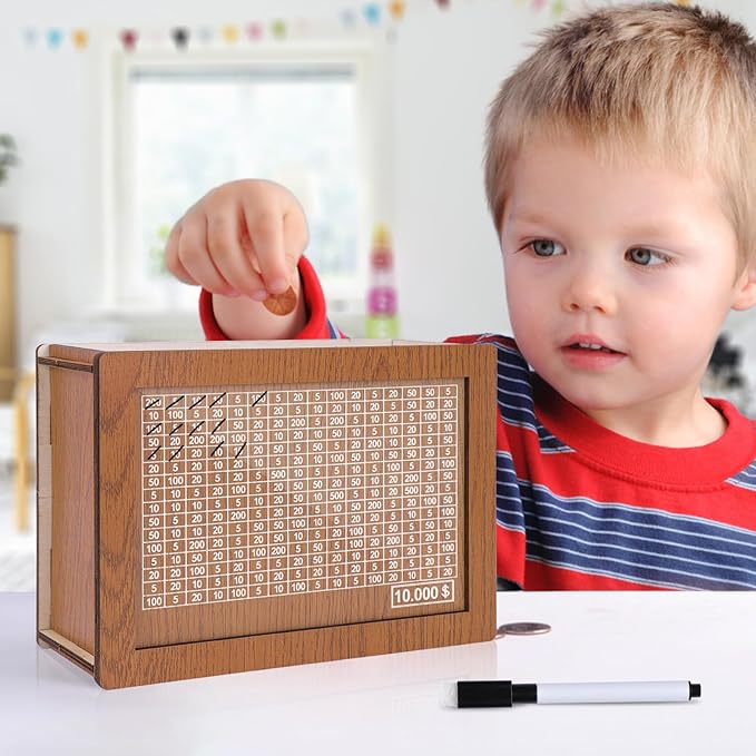 🔥Wooden Savings Box🎁