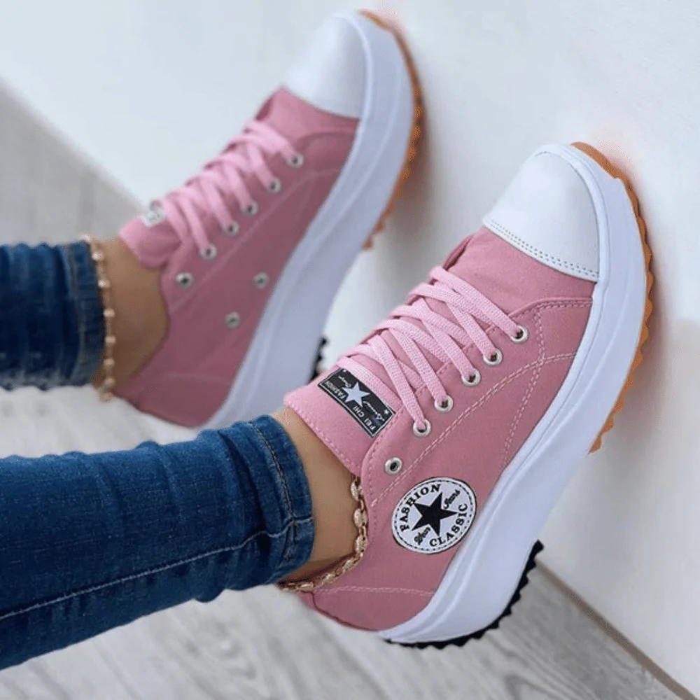 CANVAS SHOES WOMEN FASHION TRAINERS