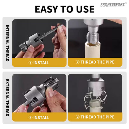 🔩💕Limited time offer - Integrated Internal & External Pipe Threading Tool