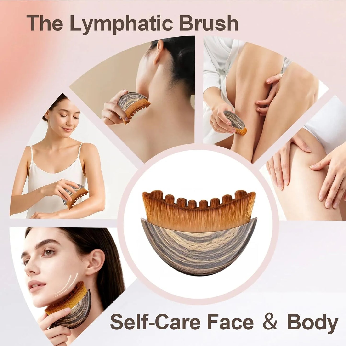 😍Limited-Time Best Seller — Lymphatic Sculpting Cleansing Brush