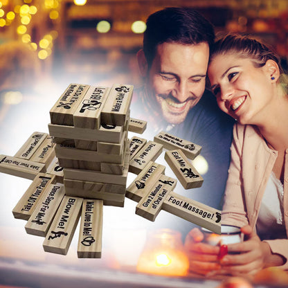 Naughty Block Tower Jenga Game