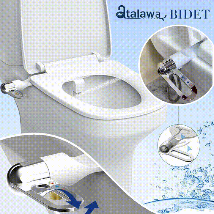 Smart Toilet Flusher(Hot and cold temperatures can be adjusted freely)
