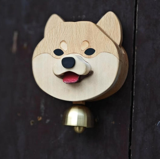 ✨Hot Selling✨Wooden Shiba Inu Wind Chime Doorbell