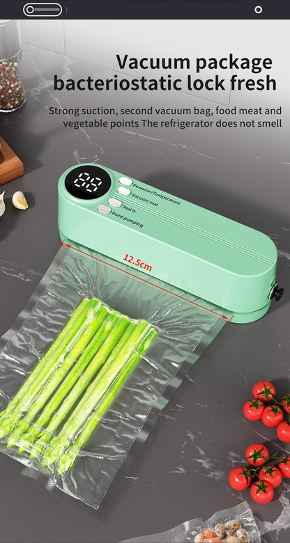 🥗 Keep Your Food Fresh ✨Mini Wireless Vacuum Sealer