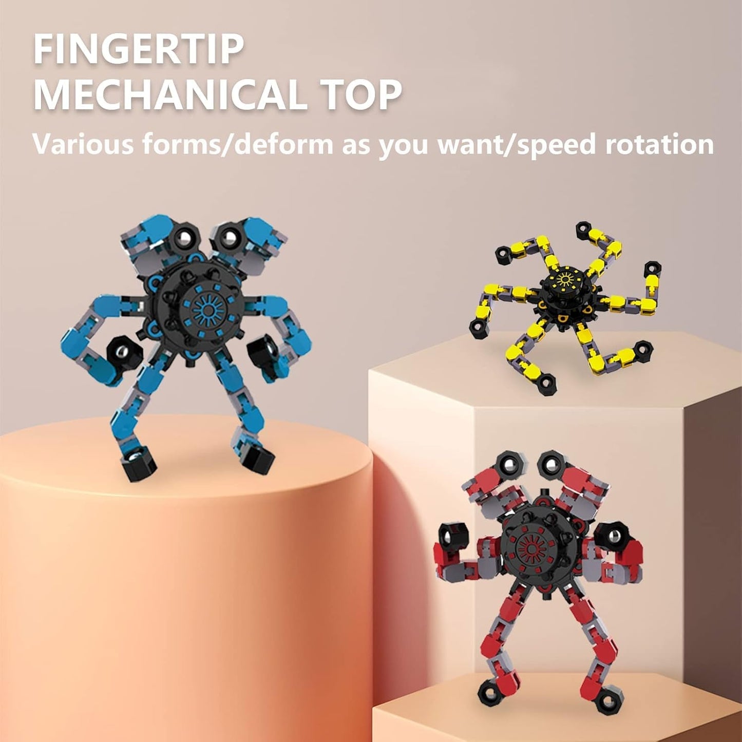 Deformable fidget spinner
