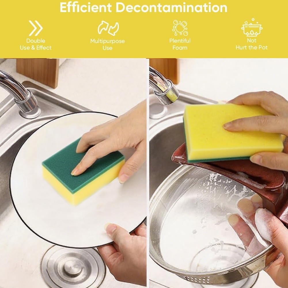 Scratch-resistant kitchen sponge – durable dishwashing sponge