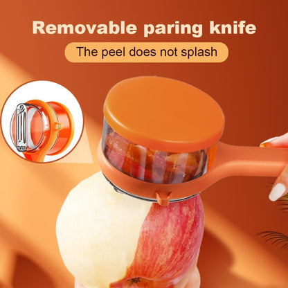 Double-sided stainless steel multi-functional peeler