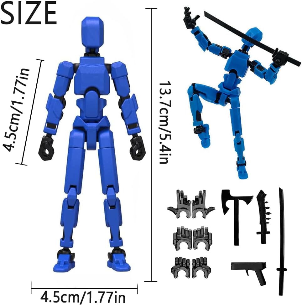 New movable action figures, perfect as desk decorations.