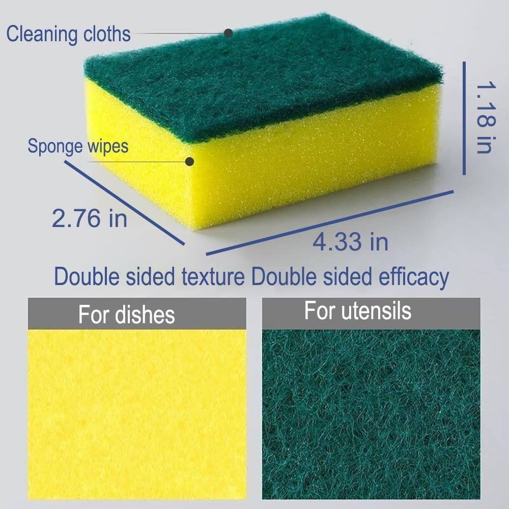 Scratch-resistant kitchen sponge – durable dishwashing sponge