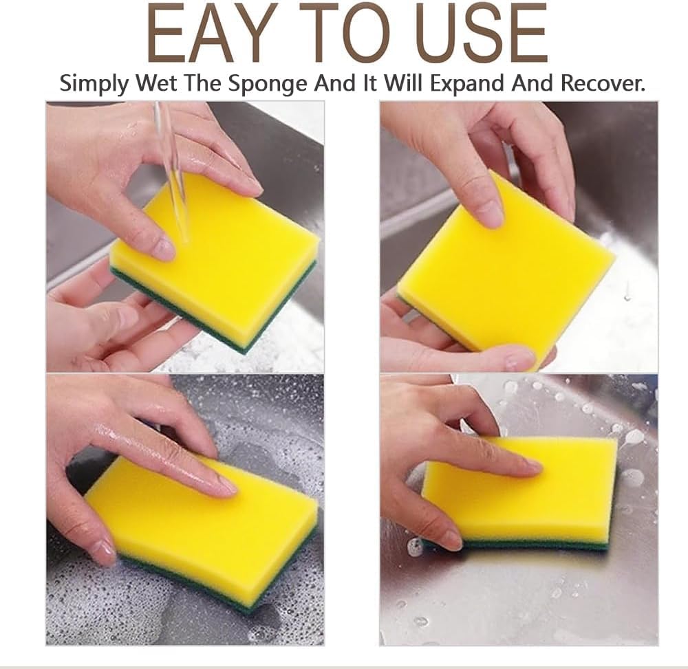 Scratch-resistant kitchen sponge – durable dishwashing sponge