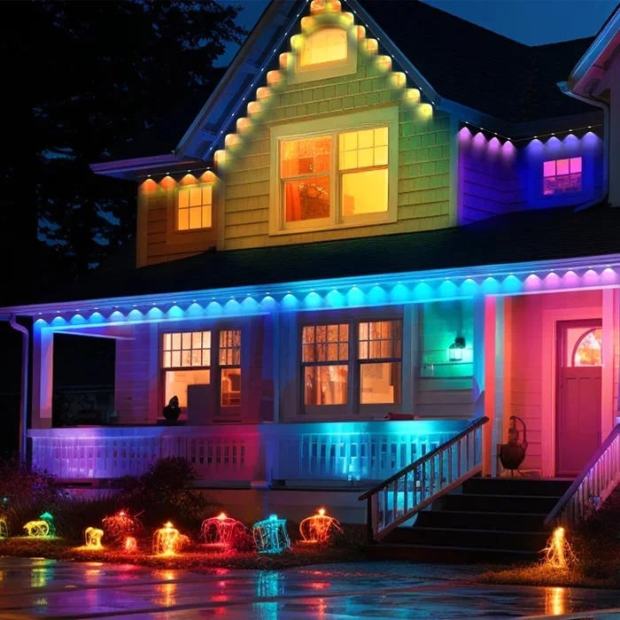 🎅 Early Christmas 49%OFF - Smart Rainbow LED Permanent Outdoor Light🎁