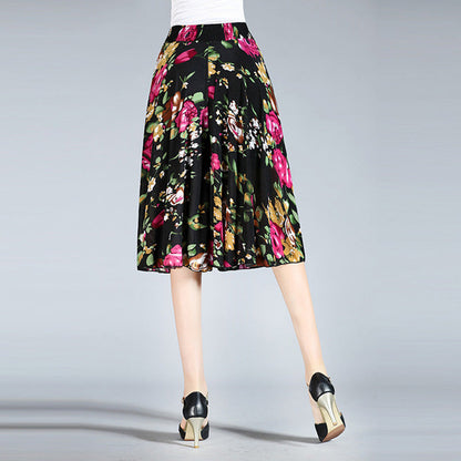 Radiantgrp - Women's Vintage Style Wide Leg Culottes