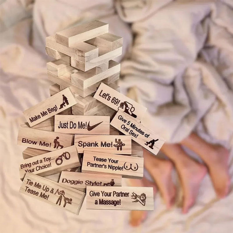 Naughty Block Tower Jenga Game