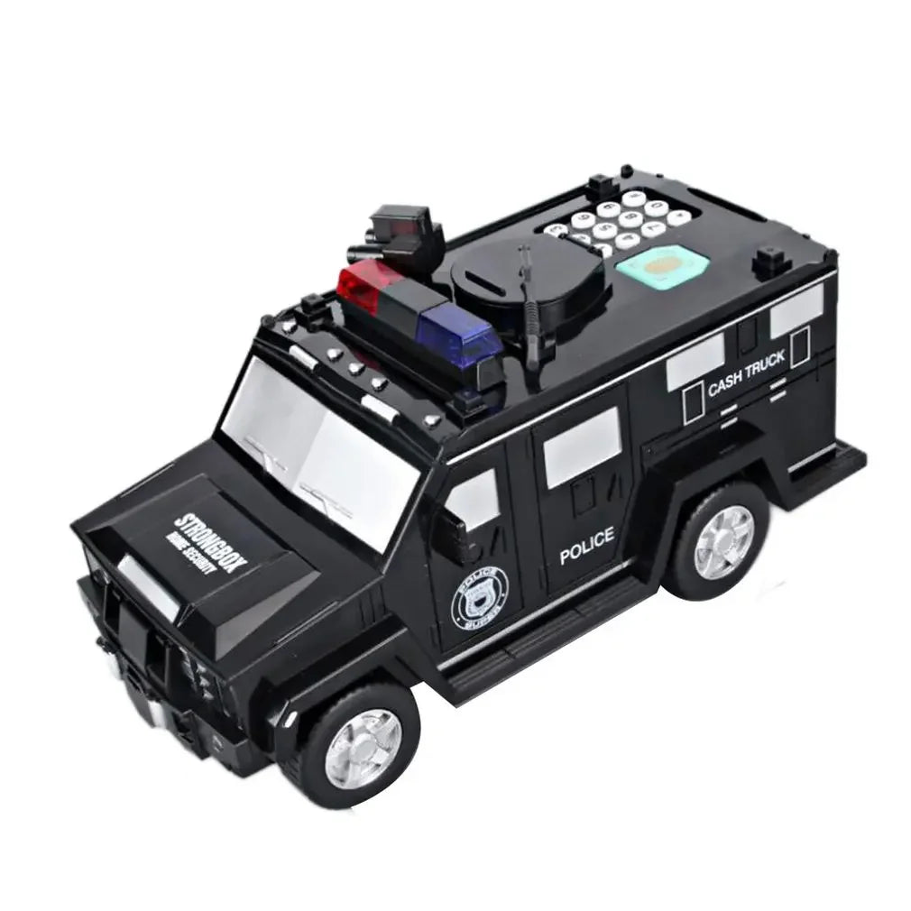 Armored Car Money Saving Box, Electronic Piggy Bank for Boys & Girls