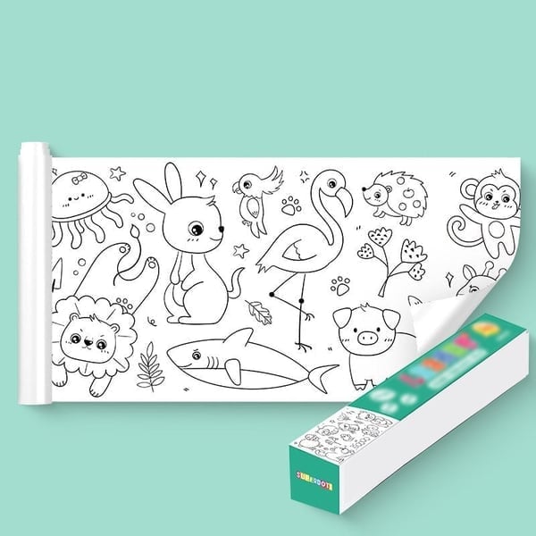 🖍️$9.99 🎨- Children's drawing scroll (perfect gift for children)🎁