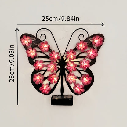 🦋Metal Butterfly Solar Wall Lamp for Outdoor Garden Decoration