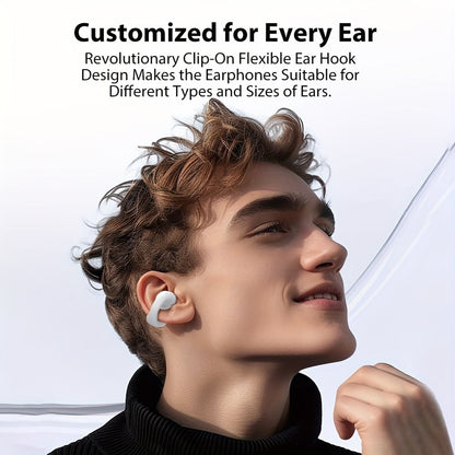 New Arrival -  Ear Clip Bluetooth Headphones  with Touch Screen