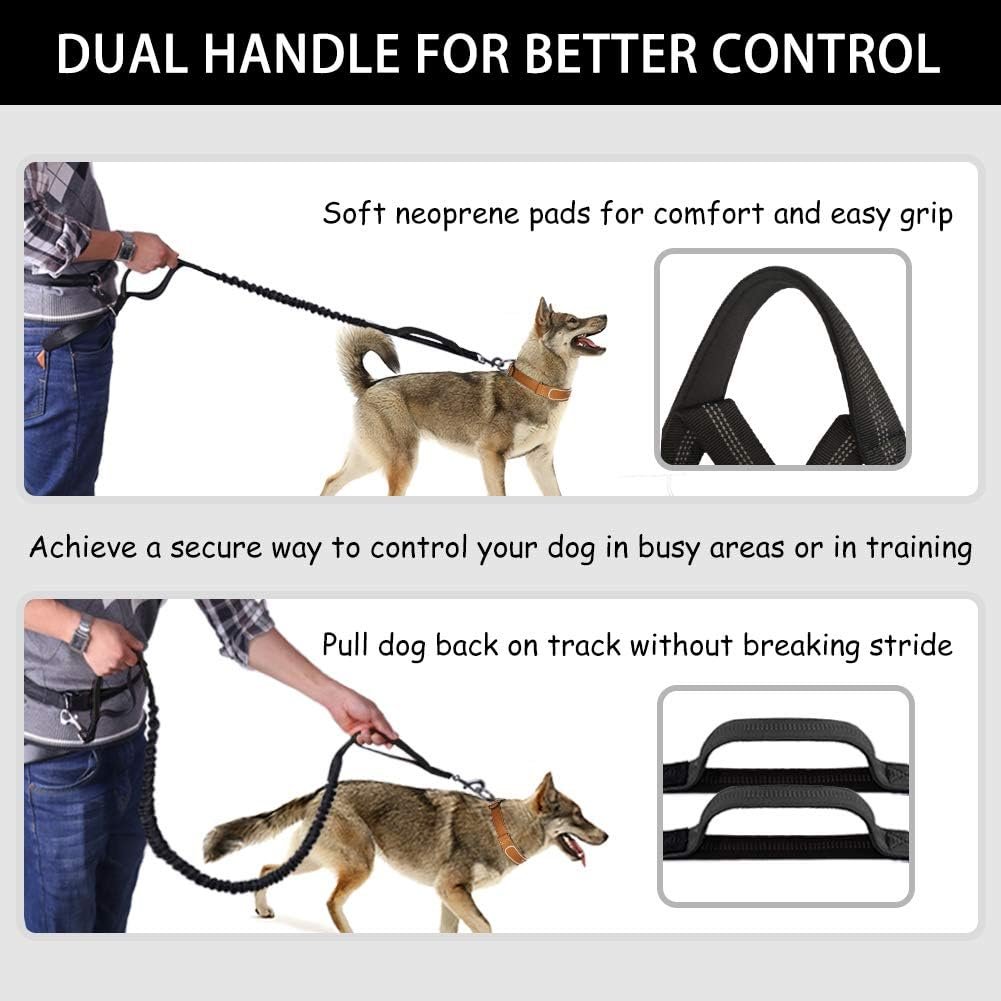 🔥Hands Free Dog Leash with Zipper Pouch
