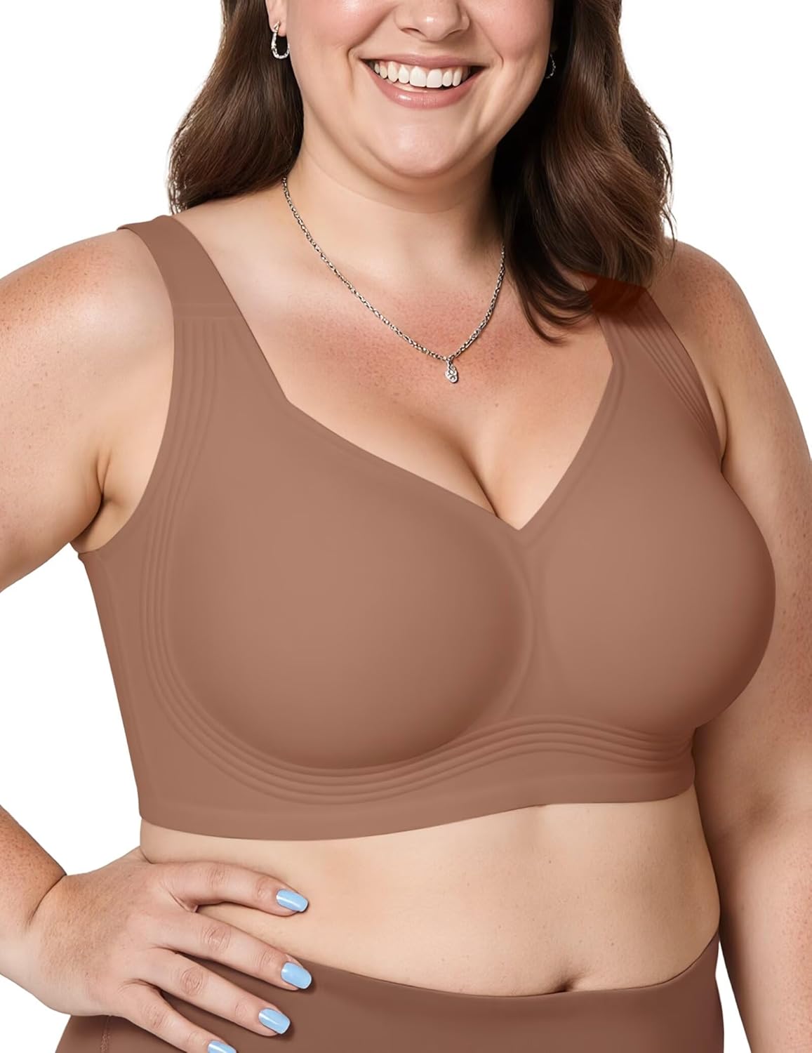 Vertvie Plus Size Jelly Bra