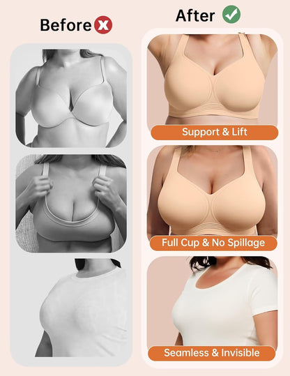 Vertvie Plus Size Jelly Bra