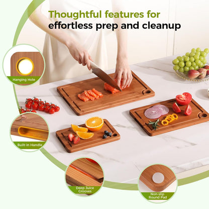 ✨Bestselling✨A bamboo cutting board for the kitchen, an ideal home gift.