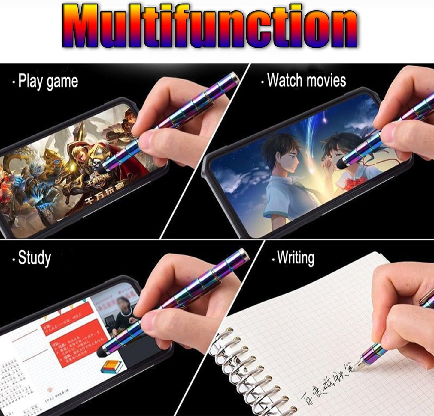 Magnetic fingertip pen, decompression magnetic pen fingertip toy pen