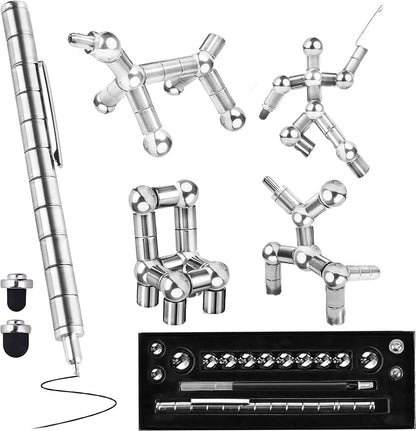 Magnetic fingertip pen, decompression magnetic pen fingertip toy pen