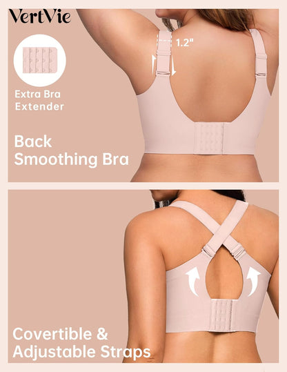 Vertvie Plus Size Jelly Bra