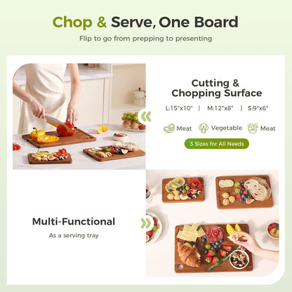 ✨Bestselling✨A bamboo cutting board for the kitchen, an ideal home gift.